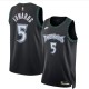 Timberwolves EDWARDS #5 Blue Top Quality Hot Pressing NBA Jersey