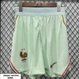 26-27 France Away Player Version Shorts Pants (浅绿色)(球员短裤)