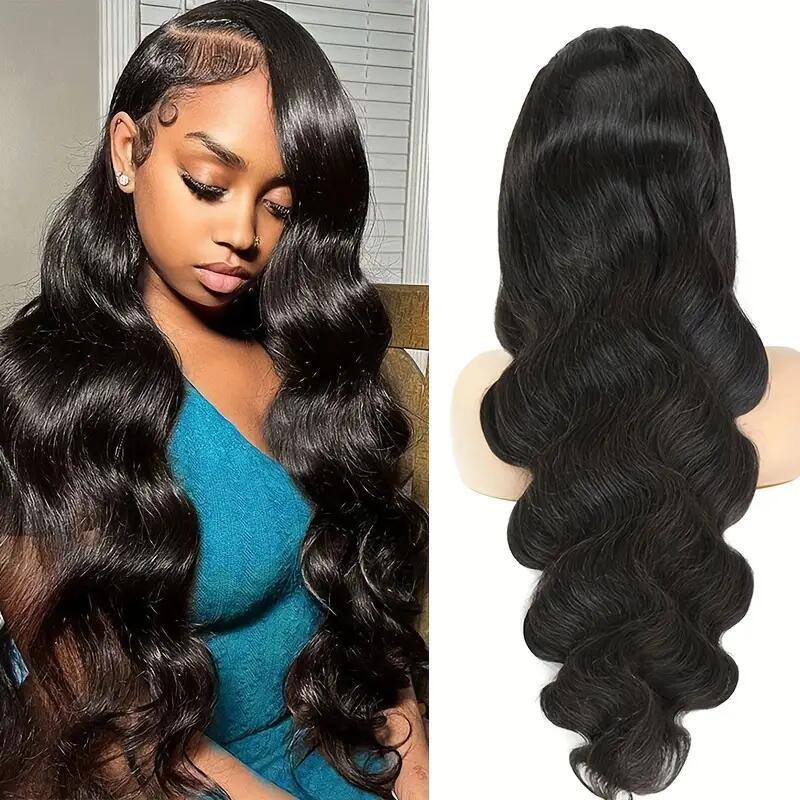 Luxurious 180% Density Body Wave Lace Front Wig - Pre-Plucked with Baby Hair, HD Transparent & Glueless for Natural Look | Perfect for All Occasions