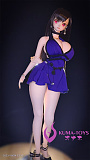 【宣伝写真衣装付属】Mini Doll  TIFA E60CM PVCヘッド＋シリコン製ボディ ウィッグタイプ  フィギュアオナホ ミニドール 大型オナホール