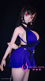 【宣伝写真衣装付属】Mini Doll  TIFA E60CM PVCヘッド＋シリコン製ボディ ウィッグタイプ  フィギュアオナホ ミニドール 大型オナホール