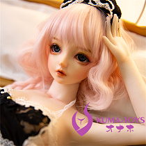 Mini Doll 依璐璐 60CM 普通乳  PVCヘッド＋シリコン製ボディ ウィッグタイプ フィギュアオナホ ミニドール 大型オナホール