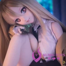 Mini Doll  #dd7ヘッド E60CM PVCヘッド＋シリコン製ボディ ウィッグタイプ アニメ人形 大人の玩具