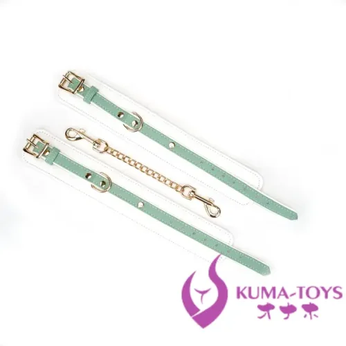 Liebe seele SM調教 足枷 チェーン付き sm 拘束 グッズ コスプレ 羊革・合金材質 アダルトグッズ