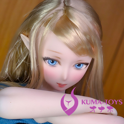 Mini Doll 精灵 P60CM PVCヘッド＋シリコン製ボディ ウィッグタイプ フィギュア オナホール ミニドール 大型オナホール