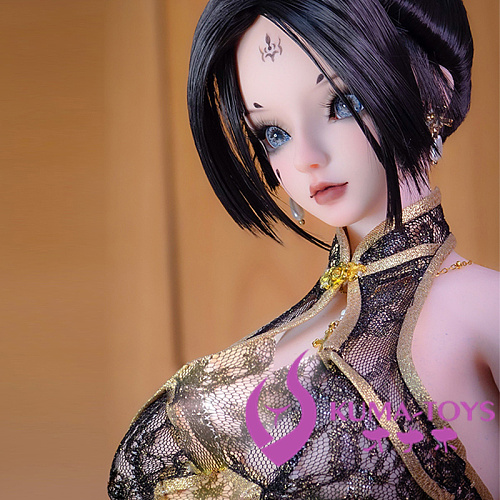 Mini Doll 四妹 P60CM PVCヘッド＋シリコン製ボディ ウィッグタイプ フィギュア オナホール 大型オナホール