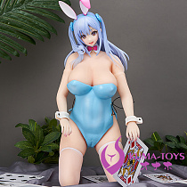 【宣伝写真衣装付属】Otaku Doll バニーガール湖月艾丽娜 PVCヘッド＋シリコンボディアニメキャラクター フィギュアドール オナホール