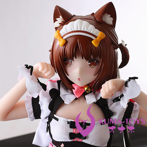 【宣伝写真衣装付属】Otaku Doll 猫娘 紅豆 PVCヘッド＋シリコンボディ ミニドール オナホール