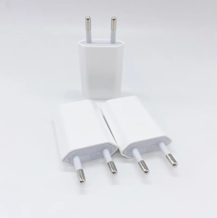 For iPhone A1400 EU Plug 5W USB Power Adapter With Retail Box 