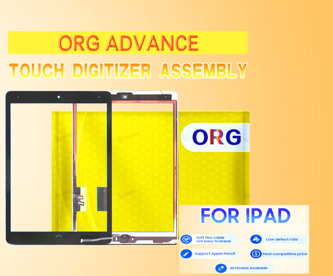 For iPad Touch Screen Assembly with Ori Small Parts With Homebutton
