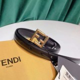 新色☆希少フェンディ FFモチーフ 偽物 レザー ベルト カーフレザー fer55436