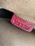 21-22AW【バーバリー ショルダーバッグ 偽物】キャンバスチェックとレザーのバケツ Baw64278