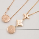 累積売上総額第１位！☆ヴィトン☆パンダンティフ モノグラム ネックレス 偽物 プレゼント Q93520