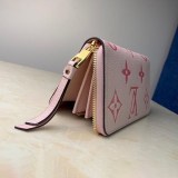 ルイヴィトン 財布 コピー バイザプールジッピーブトンドローズピンクM80403