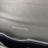 欲しい♡超限定♪【バレンシアガ】ミニクロスボディバッグ スーパーコピー★ブラッククロコダイルプリントレザー bar05716