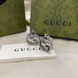 大人気!!新色 グッチ インターロッキングG シルバーピアス コピー gum18515
