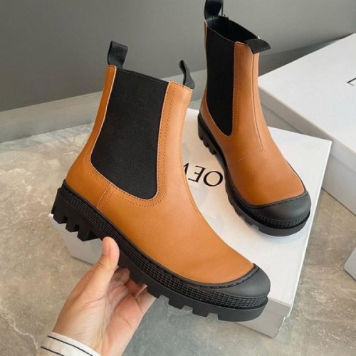 世界中で大人気♪ロエベ ブーツ 偽物 CHELSEA BOOT カーフ サイドゴアブーツ loh33544