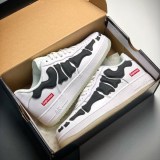 21SS シュプリーム x ナイキ 偽物 エアフォース 1 ロー スニーカー BQ7541