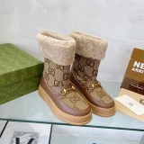 グッチ 偽物 もこもこ ショートブーツ 入手困難品！ guc29223