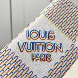 送料込ルイヴィトン 二つ折り長財布 偽物 ポルトフォイユブラザ vus60816
