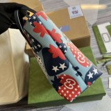 大人気！グッチ ストロベリー 偽物 スター トートバッグ gux14154