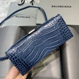 最安値挑戦バレンシアガ クロコダイル型押し*HOURGLASS 偽物 ハンドルバッグ bao32951