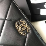 高品質♪シャネル パチモン ナインティーン ジップ 長財布 shl23333