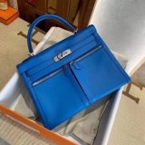 大人気！エルメス ケリー 偽物 32cm 内縫トゴ シルバー金具 erg23146