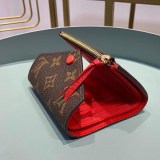 ルイヴィトン 財布 偽物 ポルトフォイユ ヴィクトリーヌ ダミエ エベヌ ミニ財布LV20269