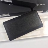 人気 シャネル キャビアスキン 偽物 ココマーク 二つ折り長財布 sho97441