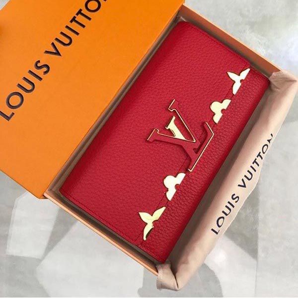 ★ルイヴィトン 財布 偽物★ポルトフォイユ・カプシーヌ 長財布 LV20203