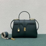 ☆超人気☆セリーヌ 16（セーズ） コピー ミディアム ショルダーバッグ グリーン【3サイズ】 Cem85504