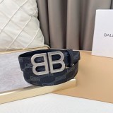 バレンシアガ BB HOURGLASSシグネチャーベルト コピー 38MM ban57762
