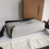 21SS バーバリー ショルダーバッグ 偽物 キャンバス＆レザー Bai22561