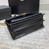 完売必至サンローラン ショルダーバッグ コピー サンセット ミディアム バッグ クロコ エンボス Sad89351