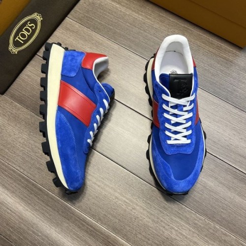 超話題!TODS スエード＆ファブリックスニーカー スーパーコピー tow39343