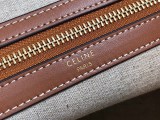 日本未入荷 【セリーヌ トートバッグ 偽物】 CABASホリゾンタル"プラン ソレイユ"カバ 190062DBS