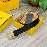 高品質♪♪♪フェンディ メンズ ベルト 偽物 4.0cm 3色 fec34888