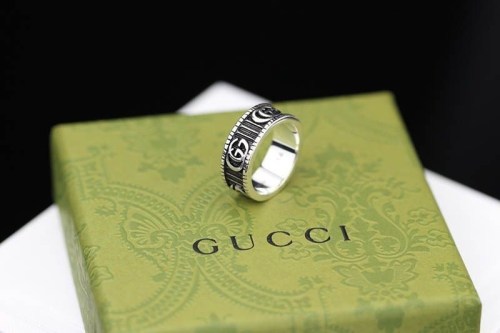 大人気！グッチ 偽物 ダブルG シルバー リング gul23751