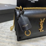 完売必至サンローラン ショルダーバッグ コピー サンセット ミディアム バッグ クロコ エンボス Sad89351