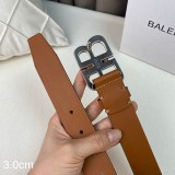 バレンシアガ 偽物 BB ロゴ レザーベルト baq82890