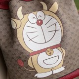 21AW新作ドラえもんxグッチ★GGロゴスモールバケツバッグ偽物 guh38820