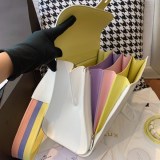 人気急上昇 デルボー ブリヨン MM Ivoryステッチ コピー ミディアムハンドバッグ Ded72803