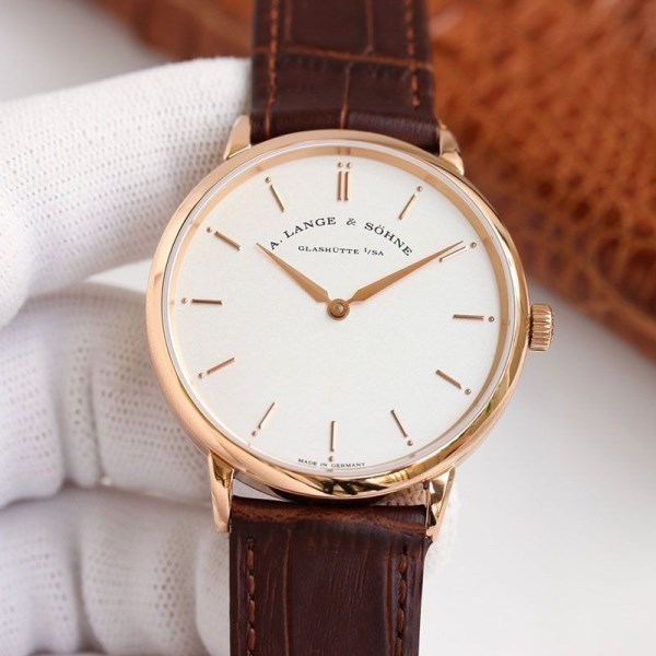 目を惹くカラーランゲ&ゾーネ 偽物 サクソニア フラッハ 39mm rab09037