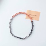 入手困難ルイヴィトン コリエ・チェーンリンクス 偽物 パッチーズ ストラス ネックレス vux46955