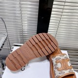 【セリーヌ】トリオンフ レザー ミュール サンダル コピー【人気商品】 Ced13862