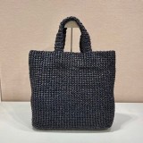 大人気！プラダ ラフィアショッピングバッグ 偽物BIG puj33272