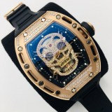 世界限定 リシャール・ミル新作RM052 トゥールビヨン スカル コピーN級品 rib45510