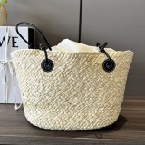 最新でオシャレ ロエベ アナグラム バスケットバッグ 偽物 (イラカヤシ&カーフ) loi03620