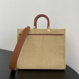 送料込 フェンディ Sunshine チュラルかごバッグ コピー feq57932